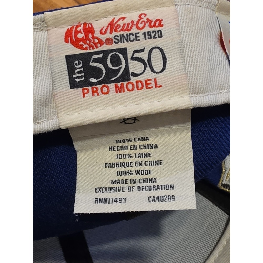 New Era 59Fifty x Fear of God 2020 World Series Patch Dodgers Baseball Cap 7 5/8 - Picture 13 of 13